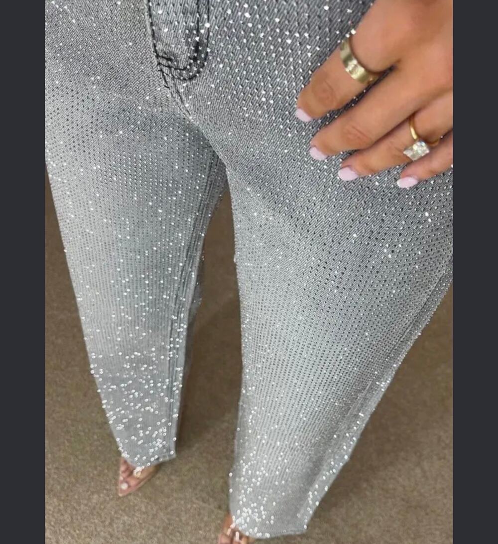 NWT MONDAY PREMIUM DENIM SPARKLE JEANS: SIZE L